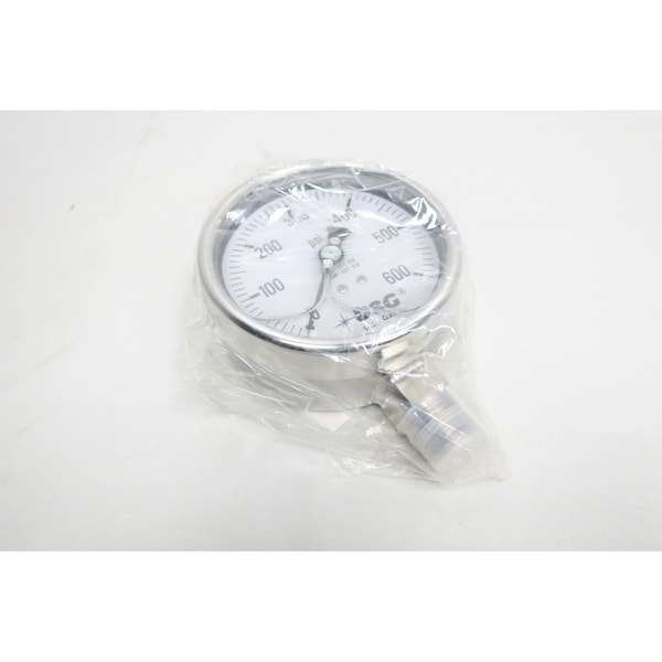 100Mm 12In 0600Psi Npt Pressure Gauge